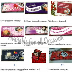 Greeting Cards & Chocolate wrapper